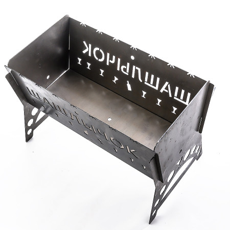 Barbecue collapsible steel "Shashlik" 450*200*250 mm в Казани