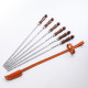 A set of skewers 670*12*3 mm in a leather quiver в Казани