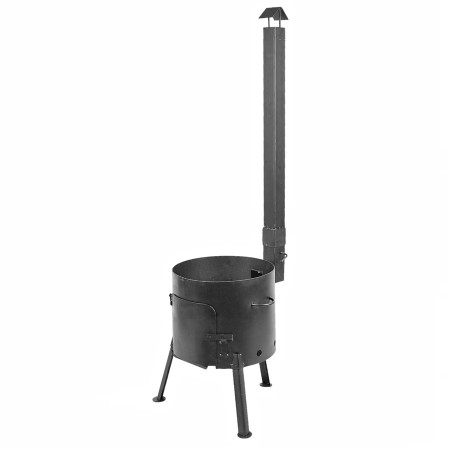 Stove with a diameter of 360 mm with a pipe for a cauldron of 12 liters в Казани