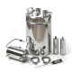 Cheap moonshine still kits "Gorilych" double distillation 10/35/t with CLAMP 1,5" and tap в Казани