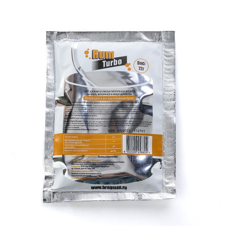Turbo yeast alcohol BragMan "RUM TURBO" (72 gr) в Казани