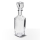 Бутылка (штоф) "Элегант" стеклянная 0,5 литра с пробкой  в Казани