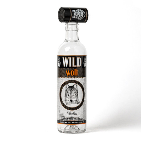 Souvenir bottle "Wolf" 0.5 liter в Казани