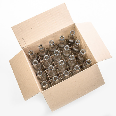 20 bottles of "Guala" 0.5 l without caps in a box в Казани