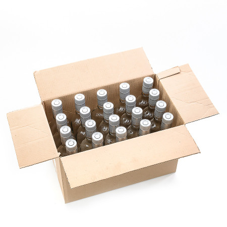 20 bottles "Flask" 0.5 l with guala corks in a box в Казани