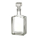 Бутылка (штоф) "Кристалл" стеклянная 0,5 литра с пробкой  в Казани